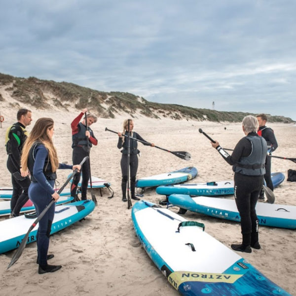 Surfere på husmoderstranden